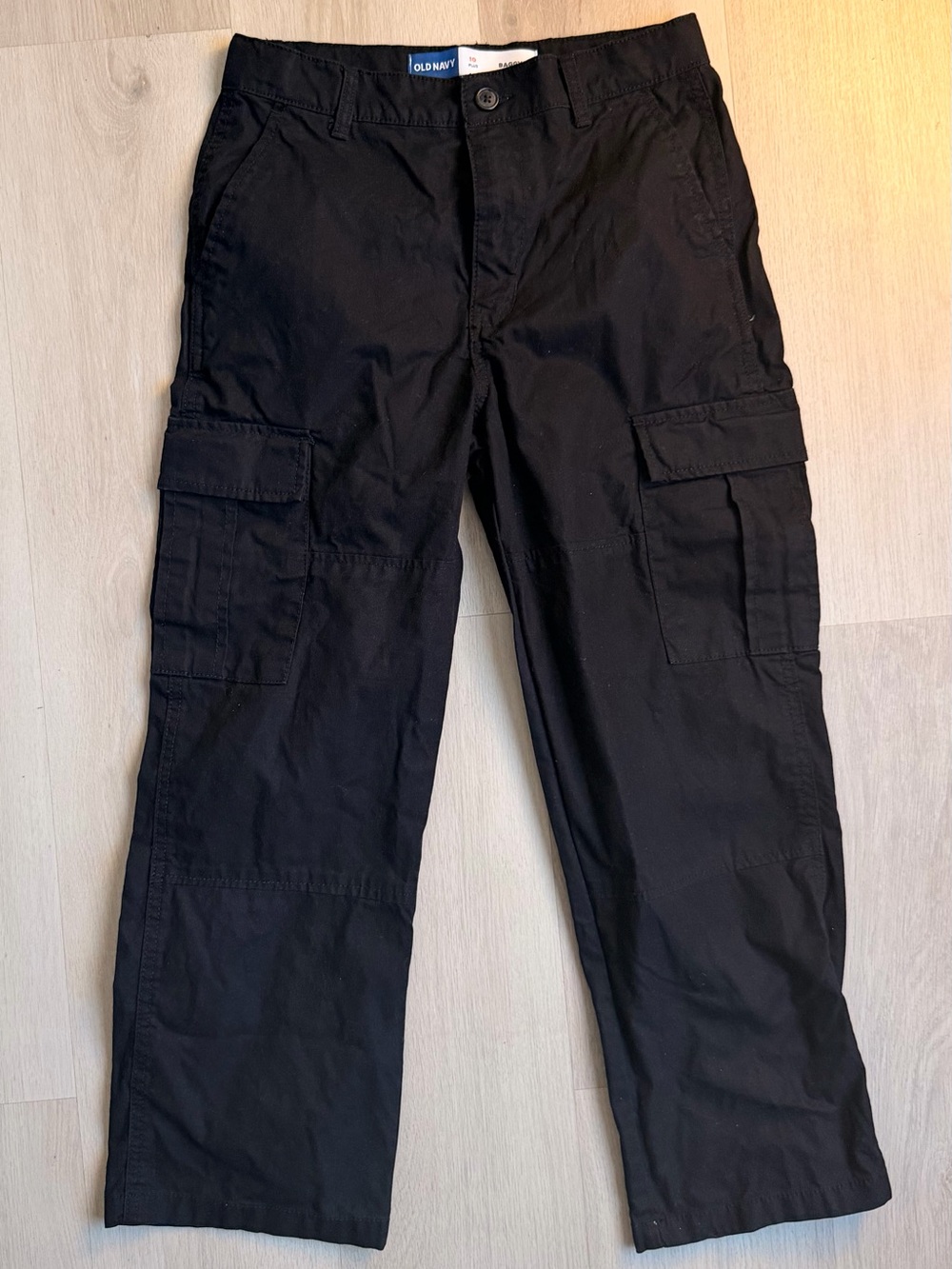 Old Navy Black Cargo Jeans Husky